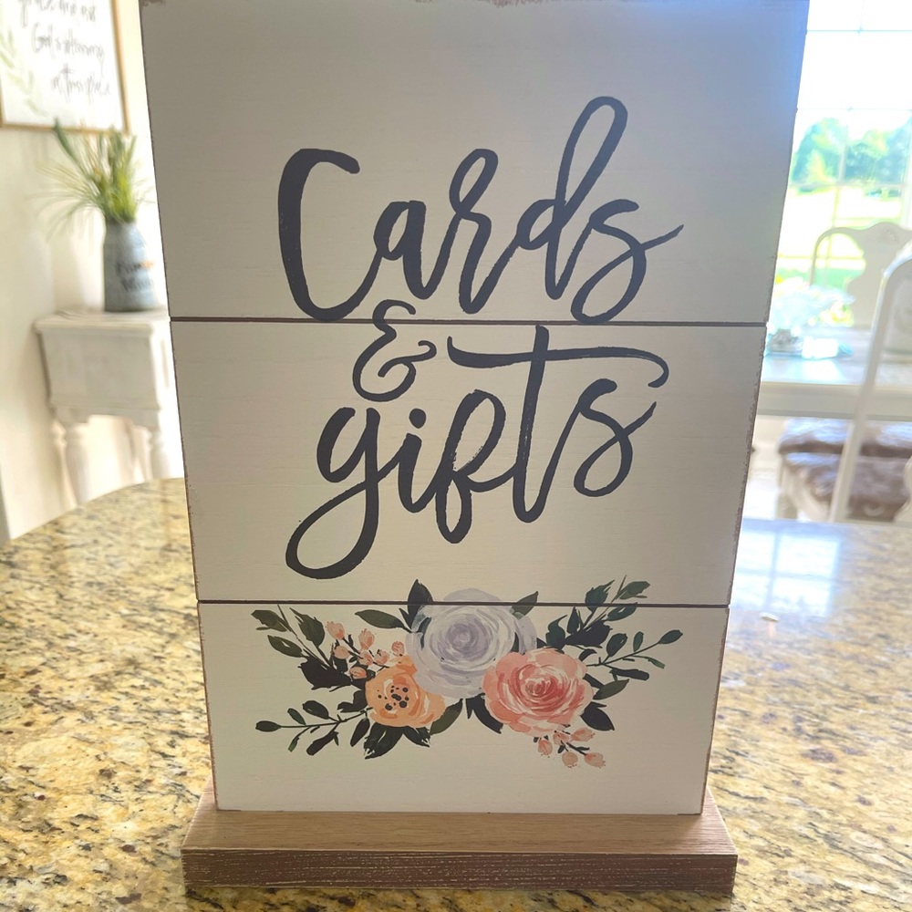Table Sign for Wedding, Grad/B’Day Party, Event